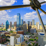 Reunion Tower in Dallas, TX